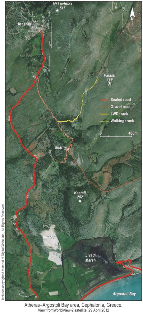 Satellite map